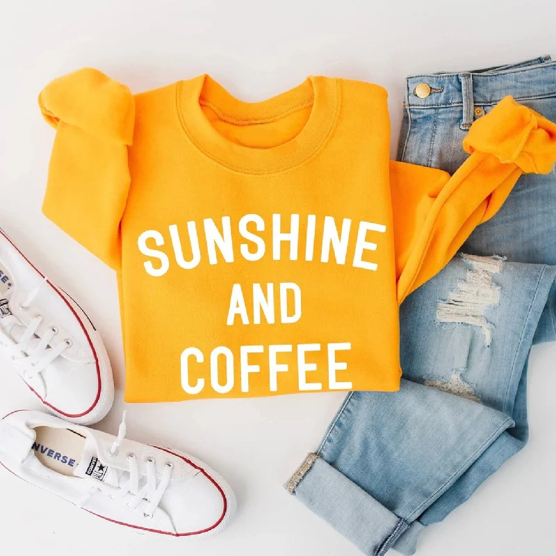 Sunshine and Coffee Crew Women’s Pullover Hoodie