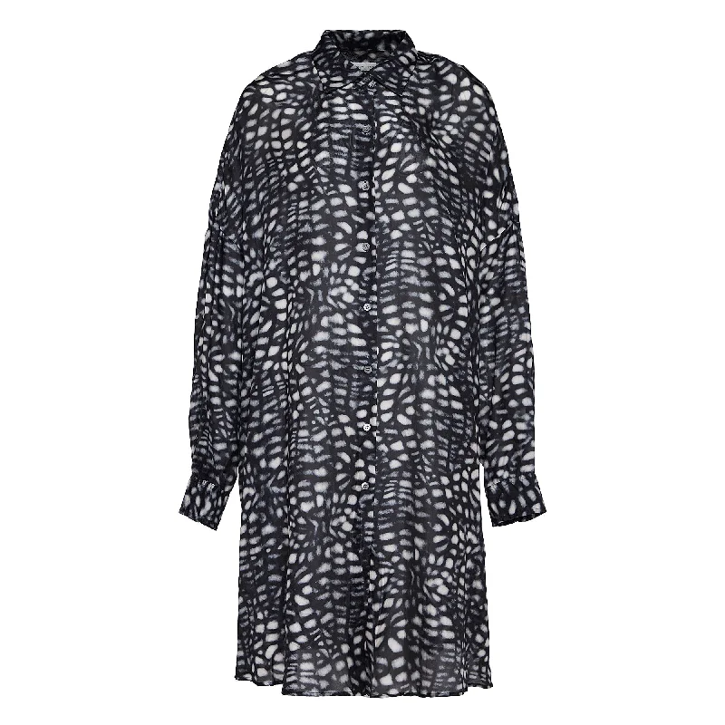 Oversized Cocoon Shirt Dress Shirt Dress Casual