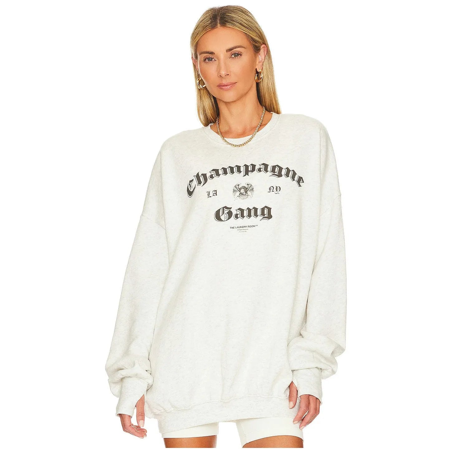 Laundry Room Champagne Gang Jumper Fleece Zip-up Hoodie