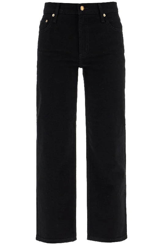 Low-waisted Kick Flare Jeans  - Black