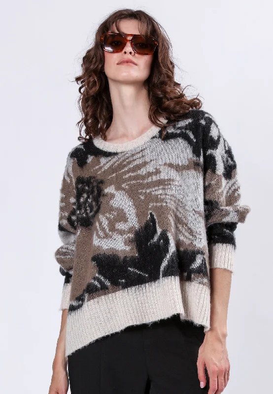 ECCENTRIC JUMPER STONE & TAUPE Warm Sweatshirt Designs