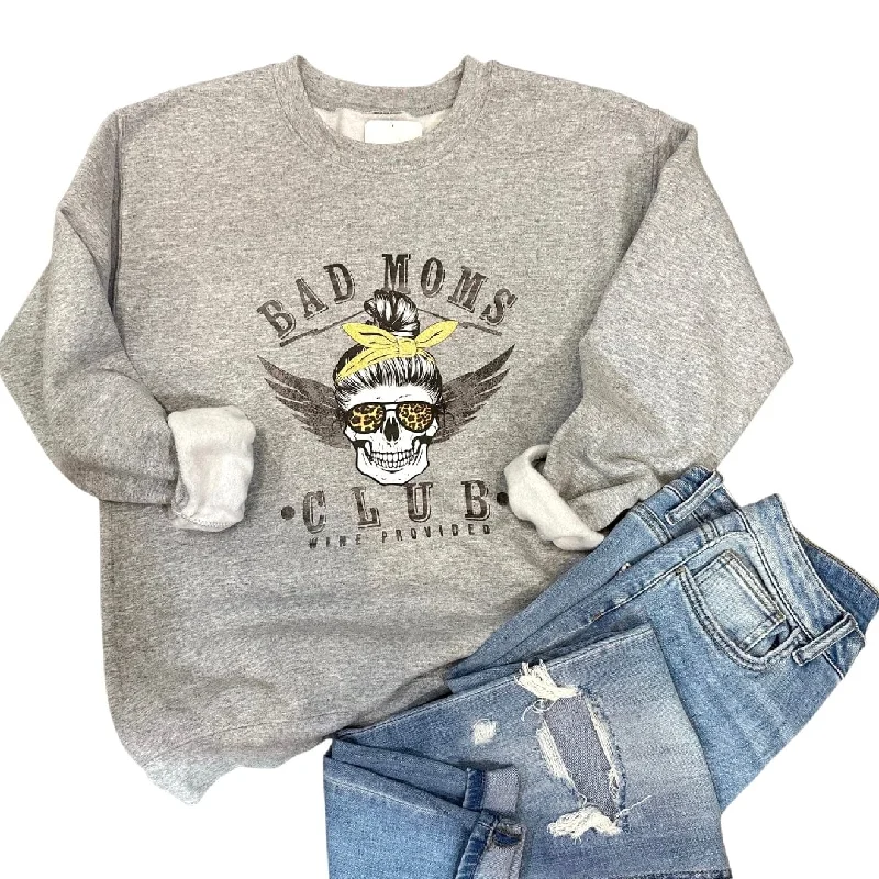 Bad Moms Club Crew Comfy Pullover Sweatshirt