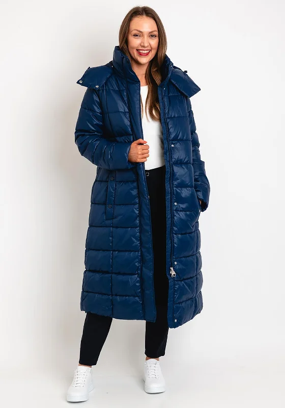 Women's windproof jacketsWomen's windproof jacketsBarbour International Womens Holmes Quilted Long Coat, Navy Blue Women's H&M jackets