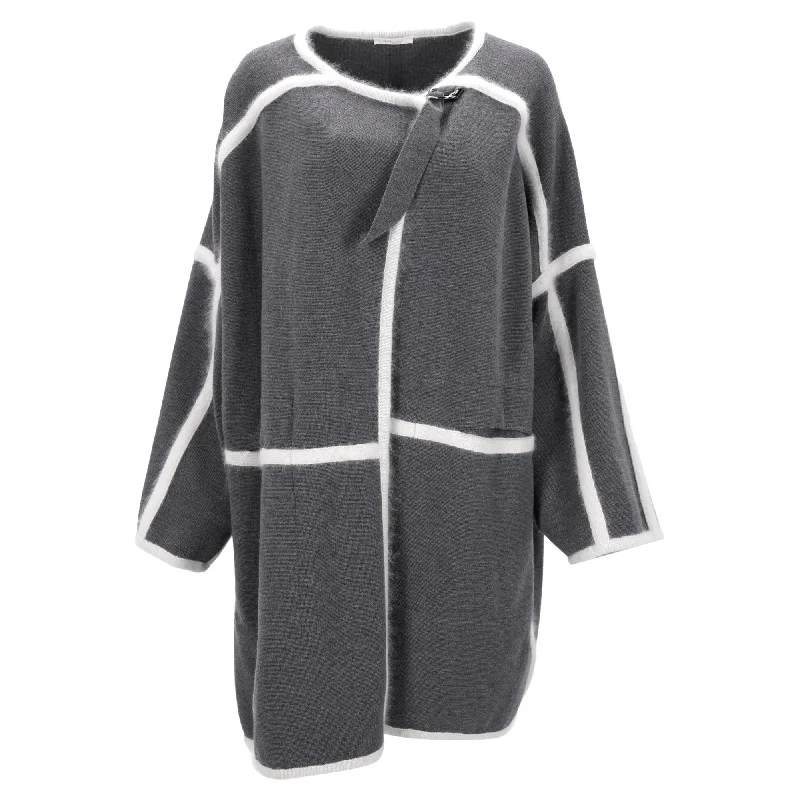 Women's fashion jackets saleWomen's fashion jackets saleChloé Angora Blanket Coat in Gray  Wool Women's wedding guest jackets