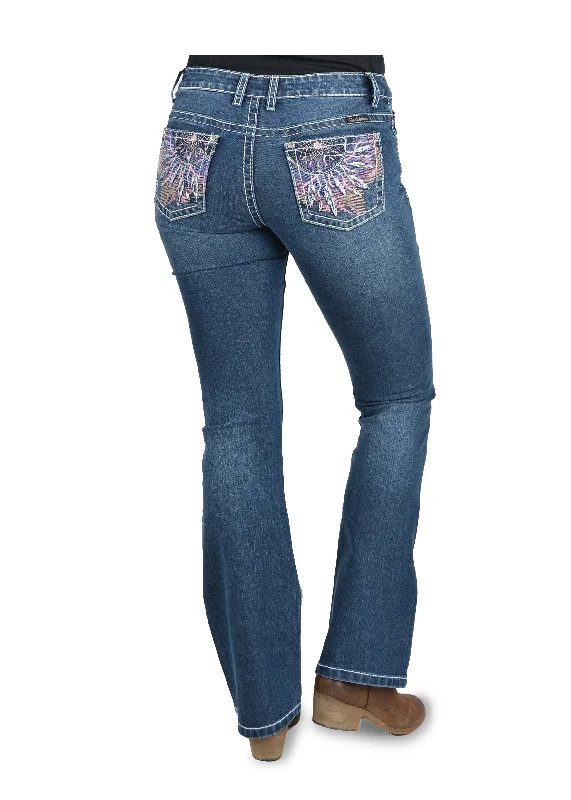 Pure Western Ladies Willa Boot Cut Jean - 32" - PCP2211652