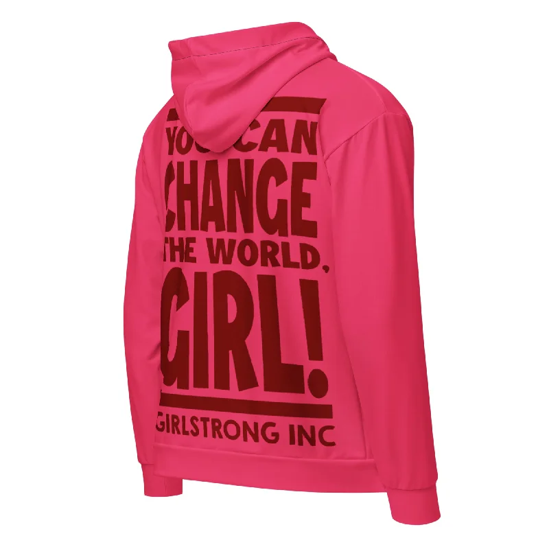 Women's Columbia jacketsWomen's Columbia jacketsGS GRAPHIX ZIP HOODIE HOT RED - YOU CAN CHANGE THE WORLD, GIRL! Women's Adidas jackets