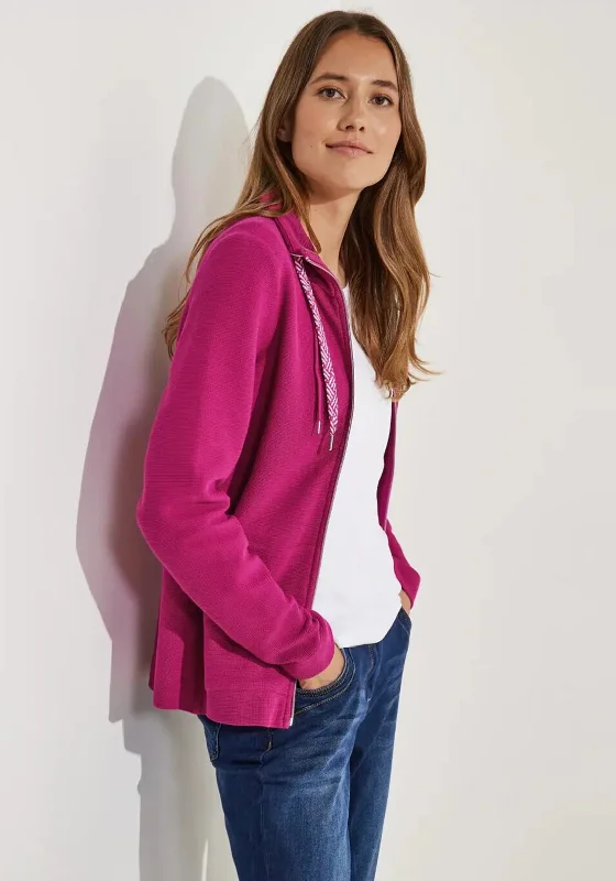 Women's minimalist jacketsWomen's minimalist jacketsCecil Zip Up Structured Jacket, Cool Pink Women's trendy jackets