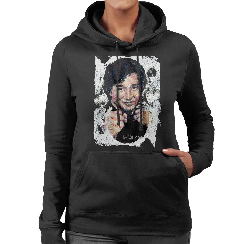 Sidney Maurer Original Portrait Of Jackie Chan Women's Hooded Sweatshirt Oversized Hoodies for Women