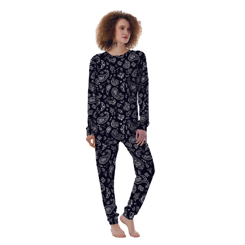 Black Bandana Women's Pajamas Best-value pajama sets