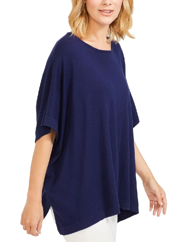 J.McLaughlin Abigail Cashmere-Blend Poncho Weekend sweaters