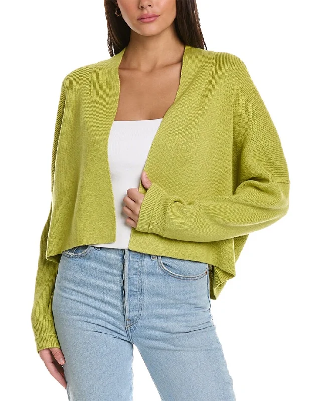 Theory Otto Crop Cashmere-Blend Cardigan Best sweaters for cozy nights