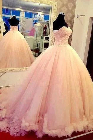 Elegant Prom Dress A-Line Prom Dress Organza Prom Dress Romantic Wedding dress Illusion Lace Gown