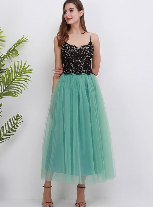 Light Green Tulle Tutu Skirt High-waisted unclassified skirts