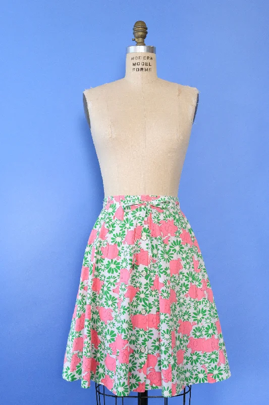 Sweet Pigs Pop Print Skirt XS/S Petite unclassified skirts