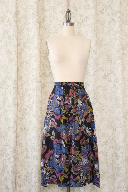 Tattoo Floral Sheer Skirt XS Formal unclassified skirts