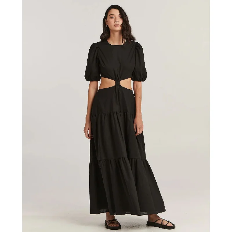 Charlie Holiday Paige Maxi Dress - Black Festival maxi dresses