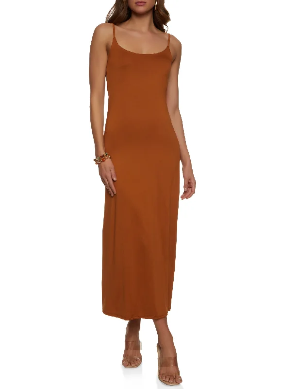 Scoop Neck Maxi Cami Dress Formal maxi dresses