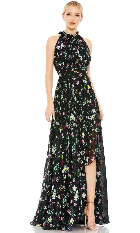 Ieena Duggal 55648 - Floral Chiffon Dress Plus size floral dresses