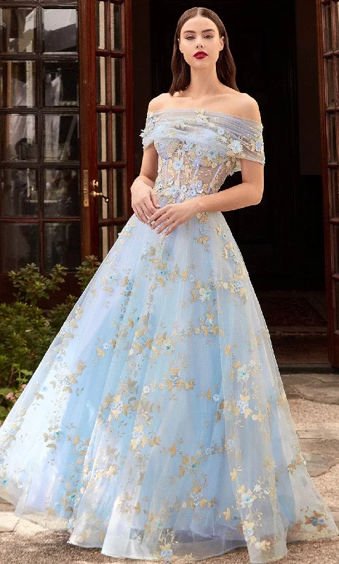 Ladivine CD963 - Floral Ballgown Versatile floral dresses for all occasions