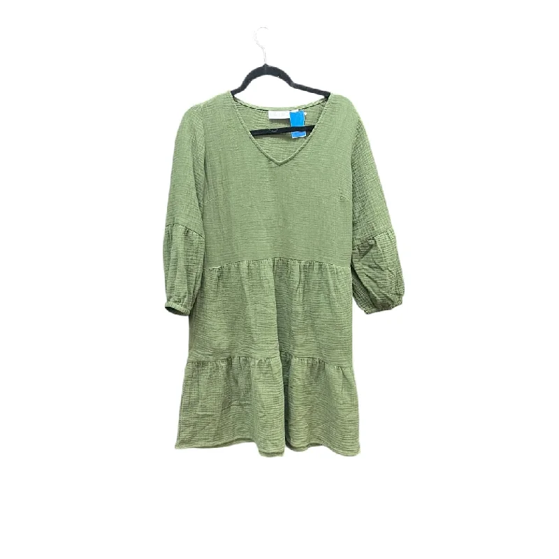 Dress Casual Short By Belle By Kim Gravel In Green, Size: S Button-front Mini Skirt