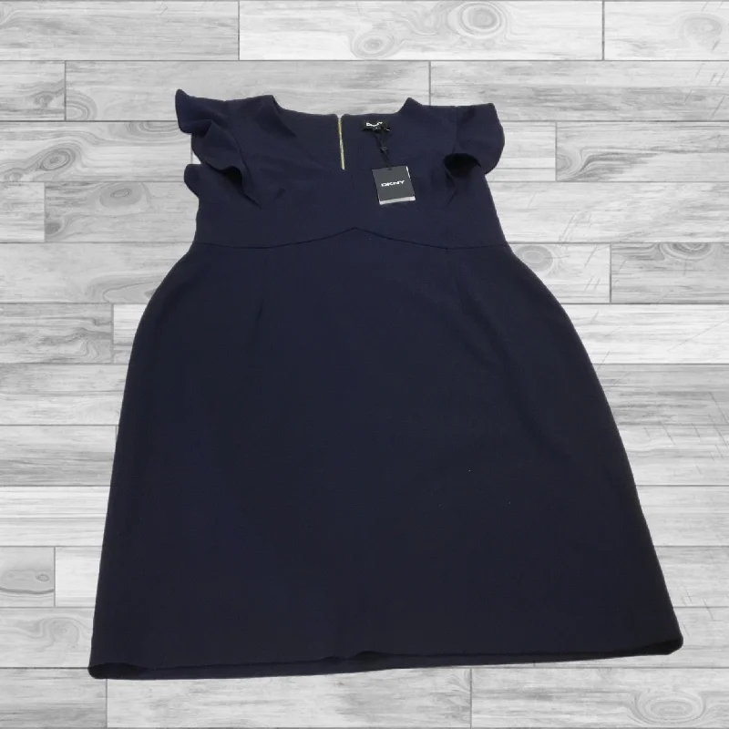 Dress Casual Short By Dkny In Navy, Size: 12 Soft Denim Skirt