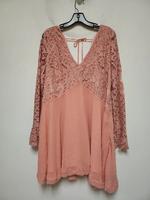 Dress Casual Short By Tularosa In Pink, Size: L Soft Pleated Skirt