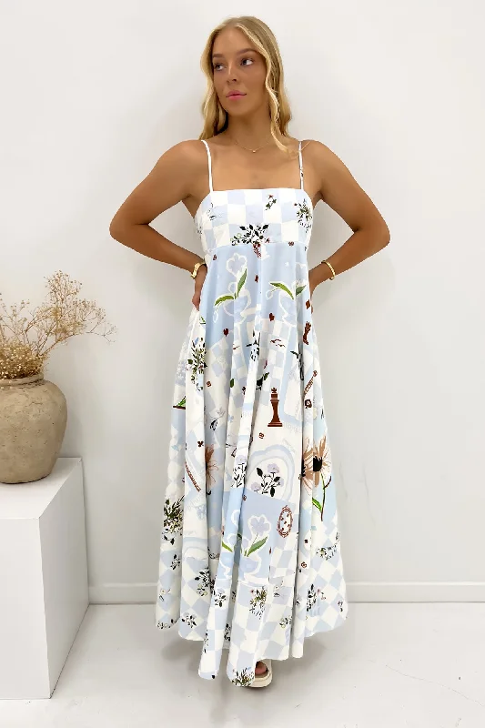 Minnie Maxi Dress Blue Wonderland Maxi Skirt Casual