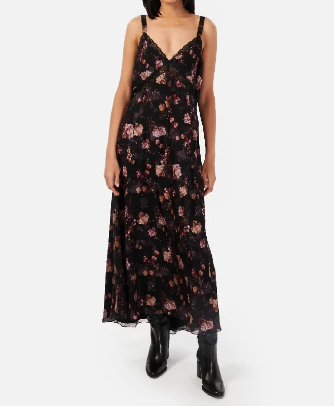 Nairobi Maxi Dress In Floral Stretch Maxi Skirt