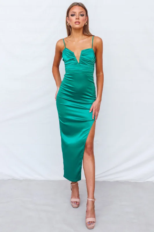 Robin Maxi Dress - Green Cozy Maxi Skirt