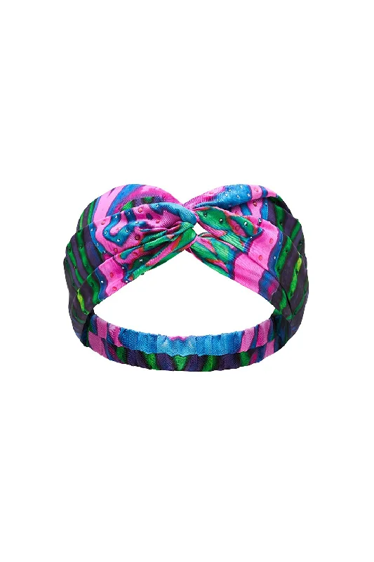 WOVEN TWIST HEADBAND POSEIDONS POISON Preppy unclassified dresses