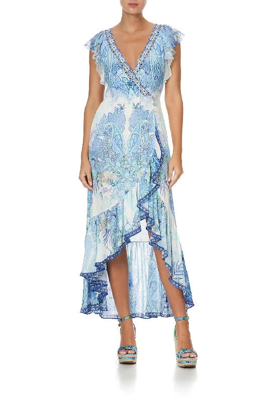 RUFFLE WRAP DRESS CALI DREAMING Smocked unclassified dresses