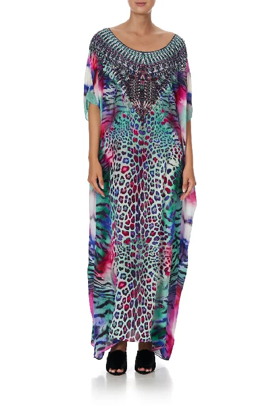 ROUND NECK KAFTAN MIGHTY MEOW Spring unclassified dresses