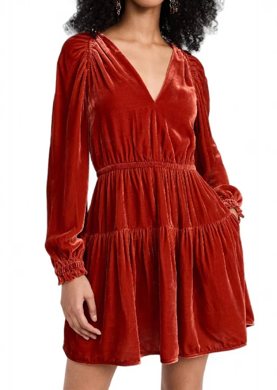 Audrey Dress In Carnelian Trendy unclassified dresses