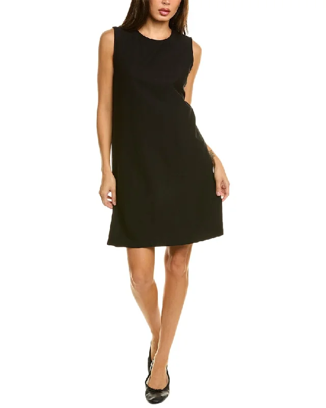 EILEEN FISHER Round Neck Shift Dress Sequin unclassified dresses