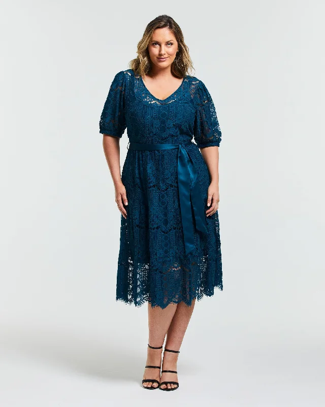 Lakeside Dress | Teal Lace unclassified dresses