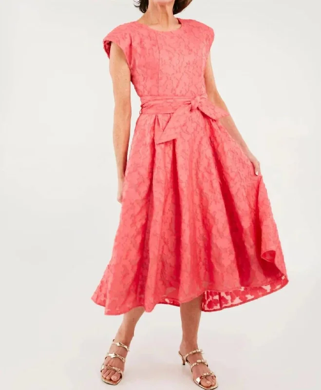 Olivia Dress In Hot Coral Stylish unclassified dresses