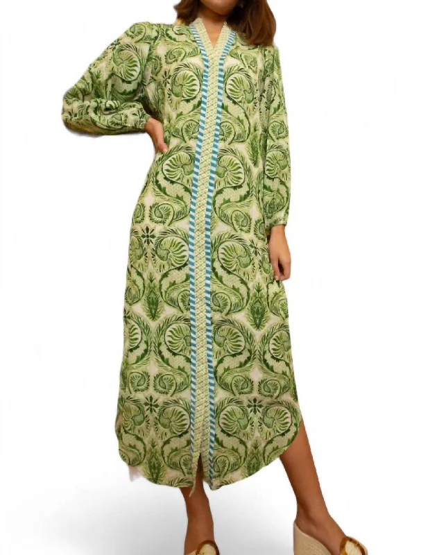 Riley Caftan Dress In Seaside Trendy new unclassified dresses