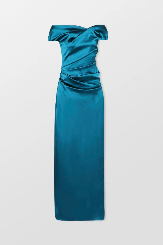 Satin Evening Dress Y2K unclassified dresses