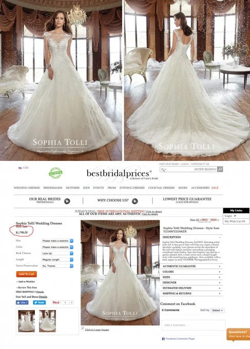 Sophia Tolli Y21509 Festival unclassified dresses