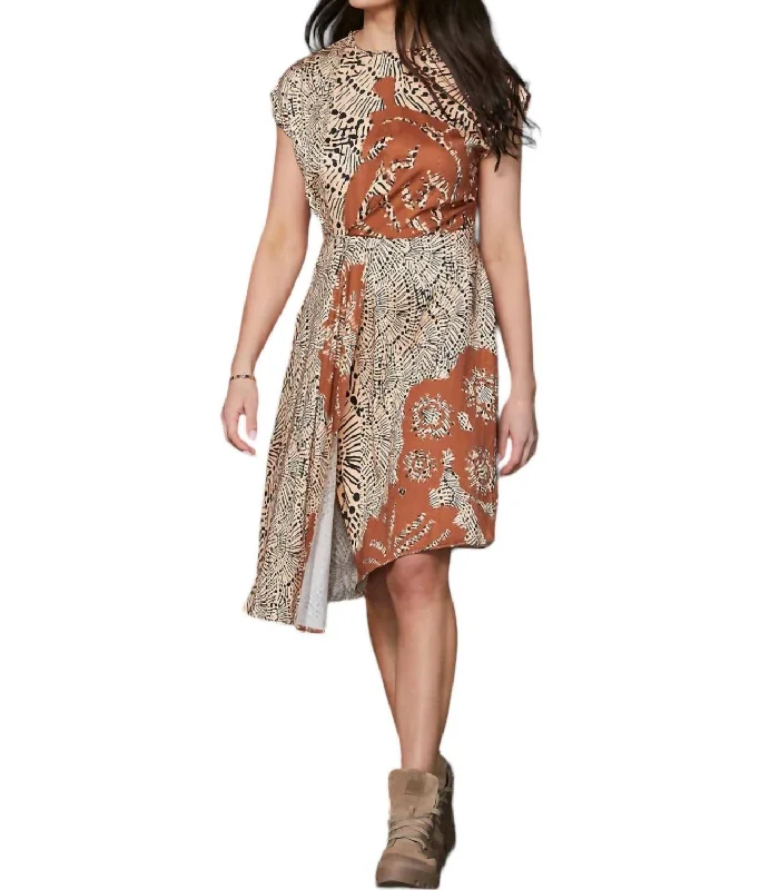 Ubine Dress In Apricot Beaded unclassified dresses