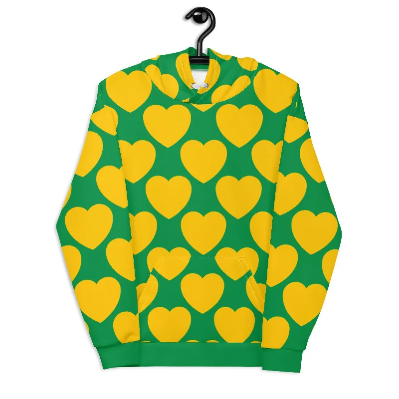 ELLIE LOVE yellow green - Unisex Hoodie (recycled) Knitted unclassified dresses