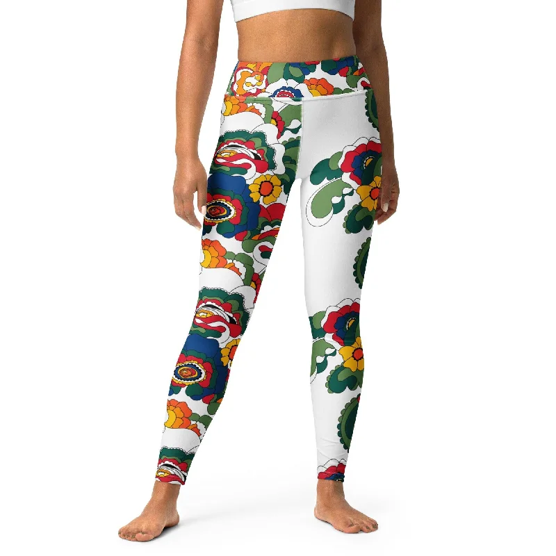 GROOVY KURBITS white - Yoga Leggings Unique unclassified dresses